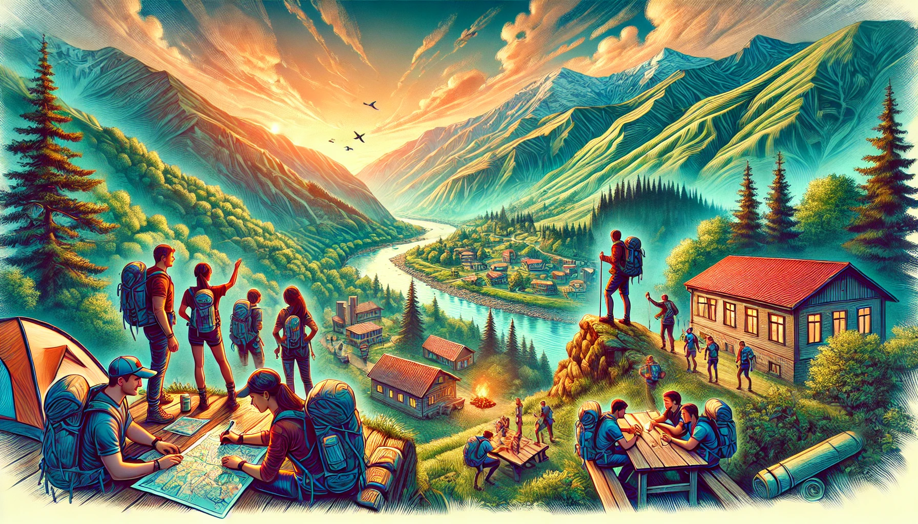 საწარმოო დანადგარები, რესურსები და მაკომპლექტებლები სასტუმრო-კოტეჯის